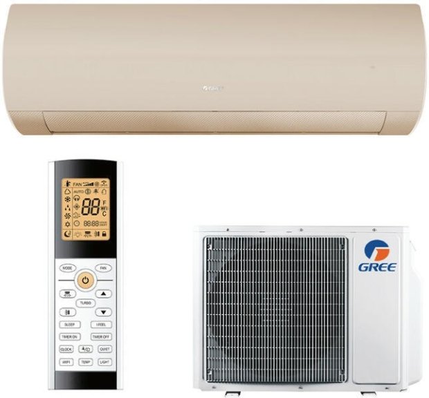 Gree GWH09ACC-S6DBA1A Champagne X klíma szett 2,7 kW Gree GWH09ACC-S6DBA1A Champagne X klíma szett 2,7 kW