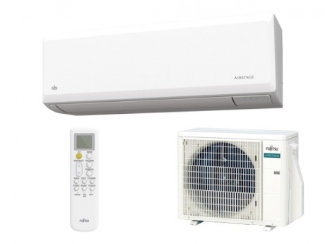 FUJITSU ECO SOROZAT AIRSTAGE ASEG12KPCE/AOEG12KPCA oldalfali splitklíma berendezés 3,4 kW