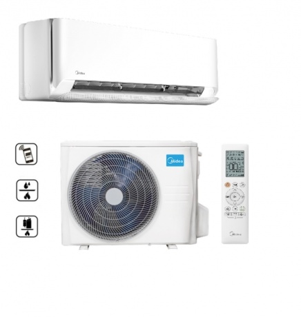 Midea MCB-09-SP Breezeless E oldalfali split (2,6 kW)